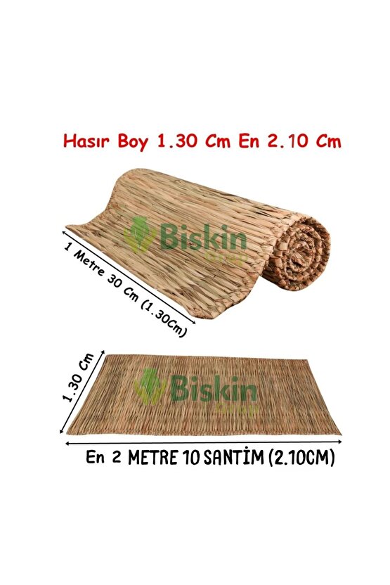 1.30x2.10 Metre Hasır Yer Hasırı Duvar Dekorasyonu Karavan Plaj Için Yer Hasırı Karavan Örtüsü