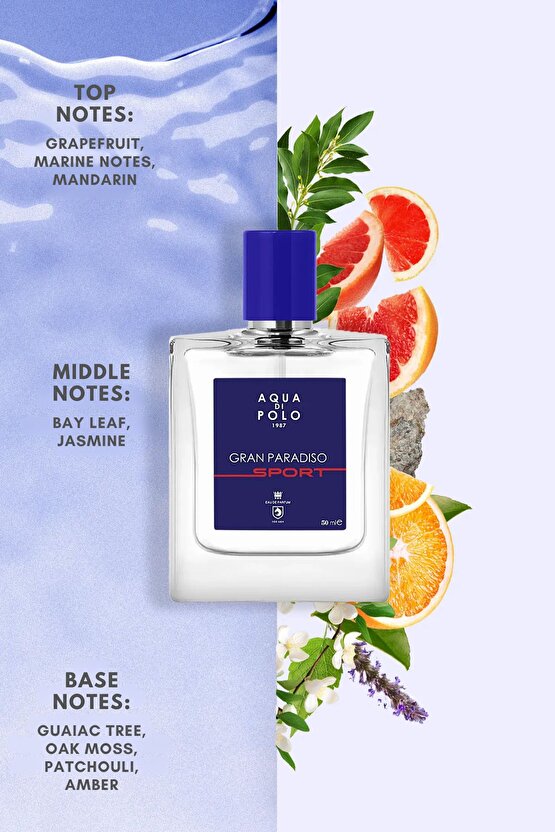 Gran Paradiso Sport 50 ml Edp Narenciye, Odunsu Erkek Parfüm Apcn000507