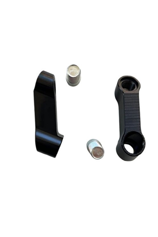 ÜNİVERSAL AYNA UZATMA GENİŞLETME APARATI SİYAH 10mm DÜZ DİŞ PCX