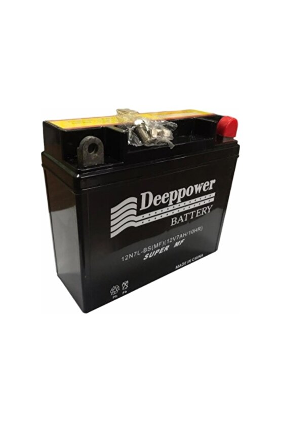 Deeppower12v 7 Ah Motosiklet Aküsü (146*59*130) (12N7L-BS)