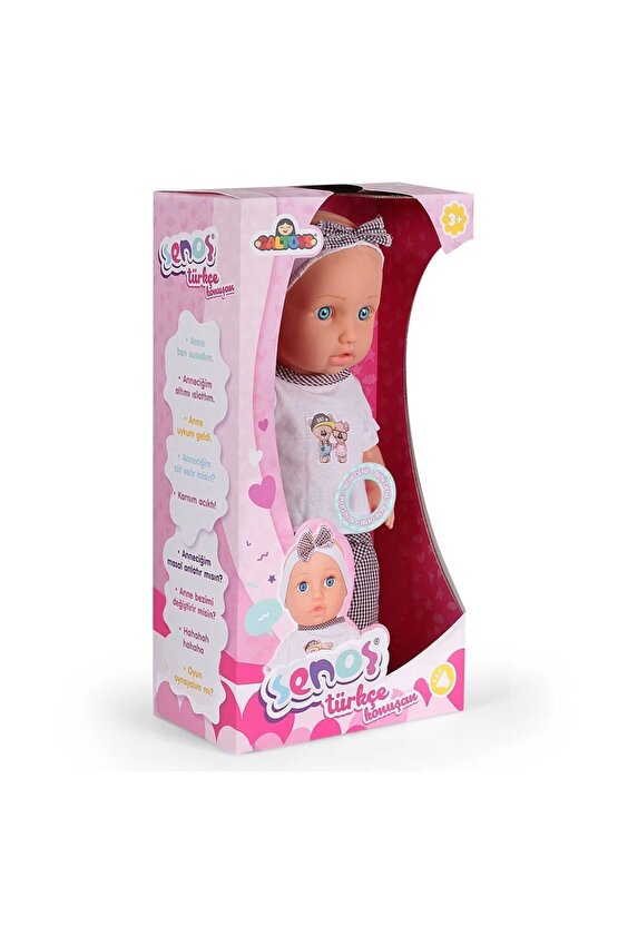 Senoş Kel Bebek - Türkçe Konuşan Senoş Et Bebek - Konuşan Bebek - Senoş Bebek - Siyah