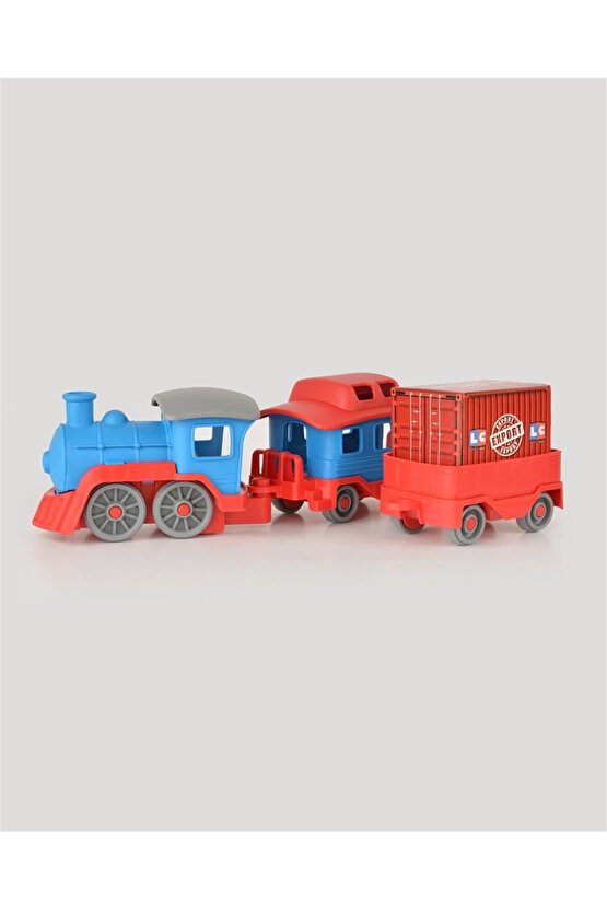 Lüx Çuf Çuf Tren Seti - Plastik Tren - Kırılmaz Oyuncak - Kırılmaz Tren - Tren Oyuncakları - Tren Se