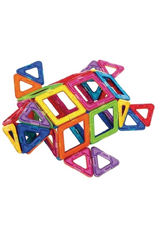 Original Magical Magnet 62 Parça - Orjinal Büyülü Mıknatıs - Mıknatıs Lego - Manyetik Lego Seti