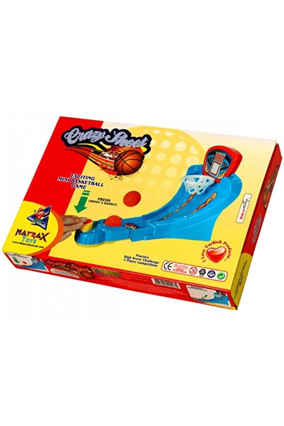 Matrax Mini Basket Oyunu Çılgın Atış - Yubi Oyuncak