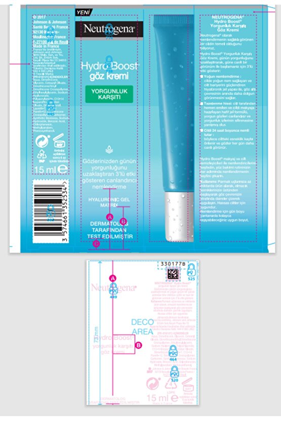 Hydro Boost Yorgunluk Karşıtı Göz Kremi 15 ml x2