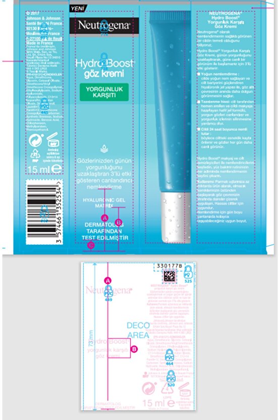 Hydro Boost Yorgunluk Karşiti Göz Kremi 15 ml