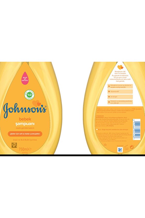 Saç Şampuanı & Klasik Göz Yakmayan Hassas Saçlar Ve Bebekler Için 750 ml