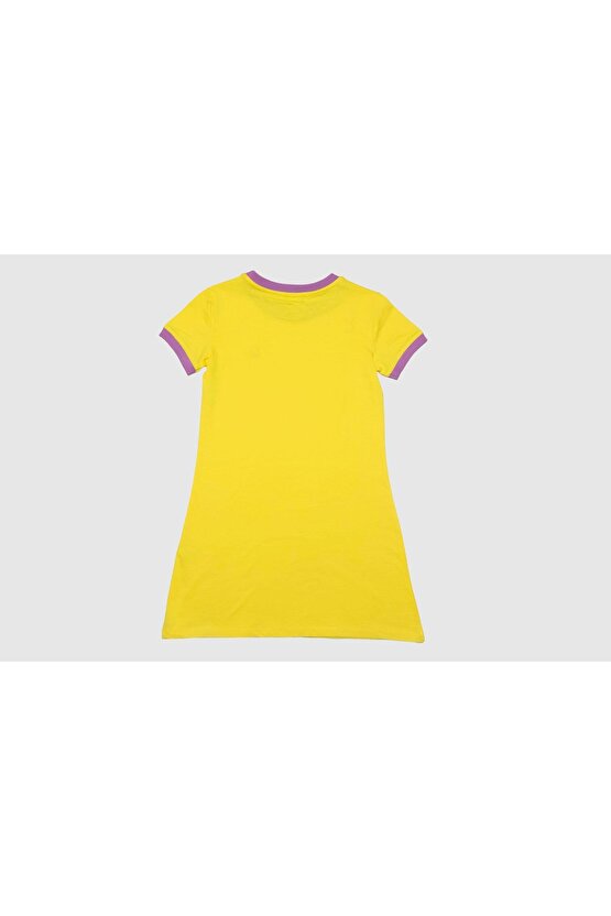 Kız Çocuk Elbise Bnt-g20512 Sarı