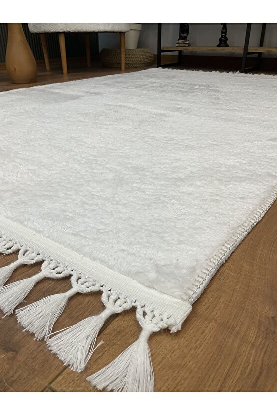 Comfort Peluş Puffy Lux Beyaz