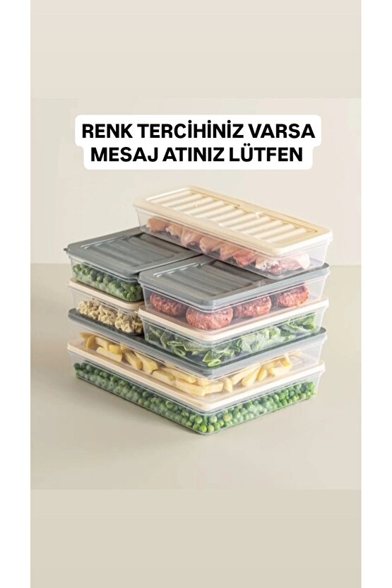 Yatay buzdolabı difriz düzenleyici saklama kabı mikrodalga kabı