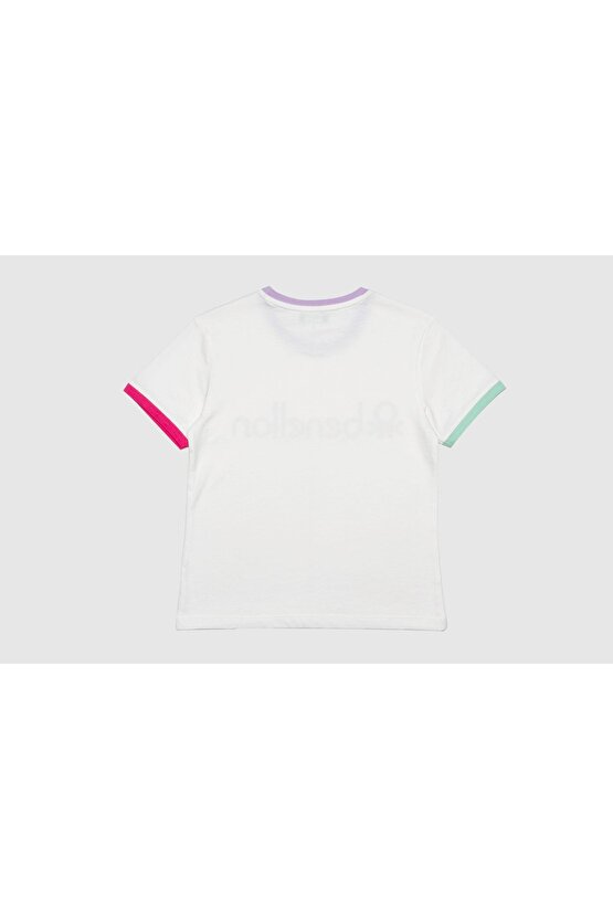 Kız Çocuk Tshirt Bnt-g20487 Beyaz
