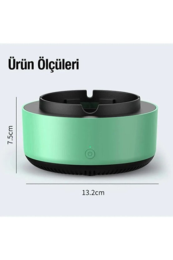Dumanı Ve Kokuyu Hapseden Kül Tablası, Akıllı Kokusuz Küllük, Duman Çekici Küllüğü