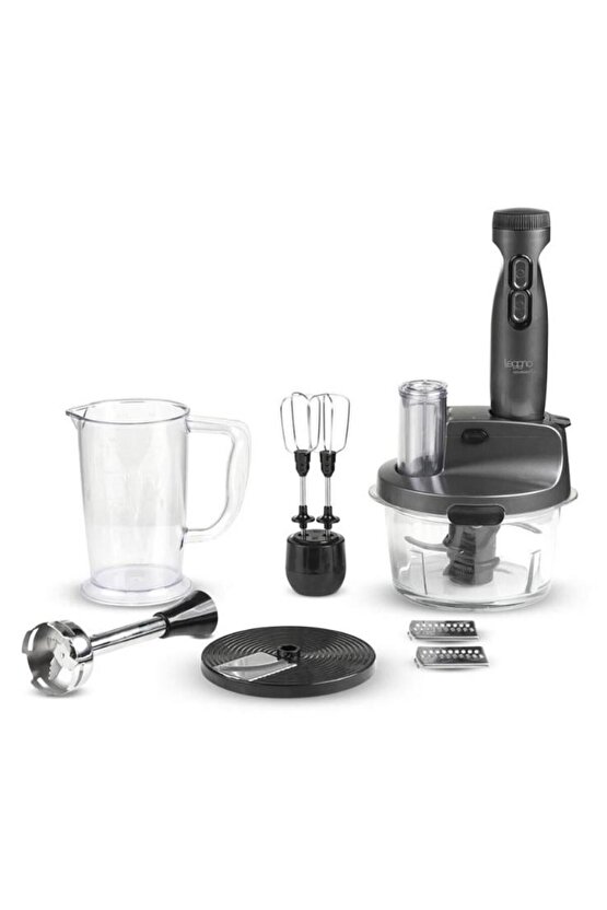 LE-GRMBLSET101MGR GOURMET PRO BLENDER SETI METALIK GRI