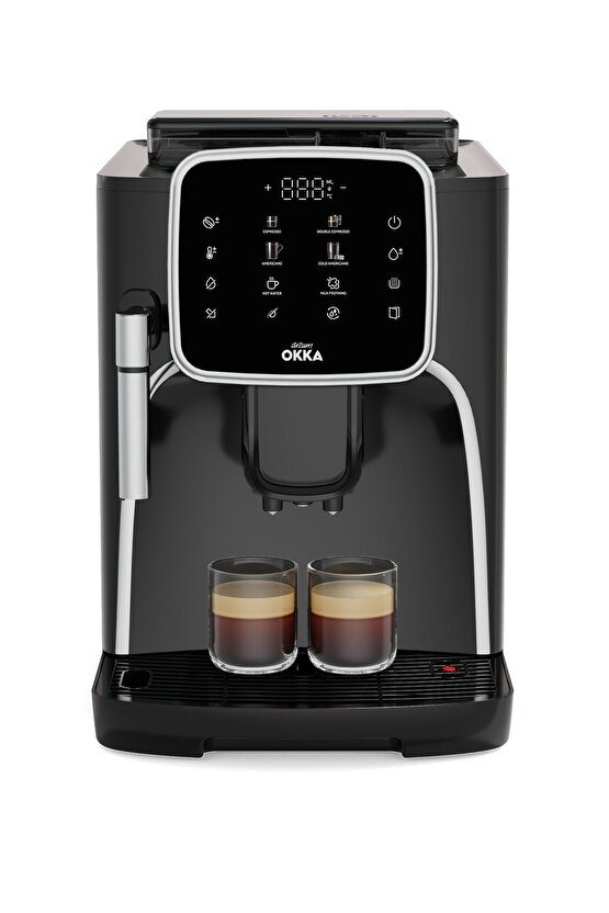 OK0030-05 Arzum Okka Espresso Pro Tam Otomatik Espresso Makinesi - Krom