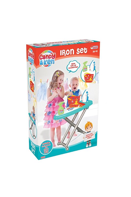 Candy & Ken Ütü Seti - Ev Eşyaları Seti - Ev Oyuncakları Seti