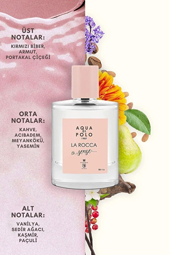 La Rocca Sense Edp 50 ml Kadın Çiçeksi, Oryantal Parfüm Apcn000702