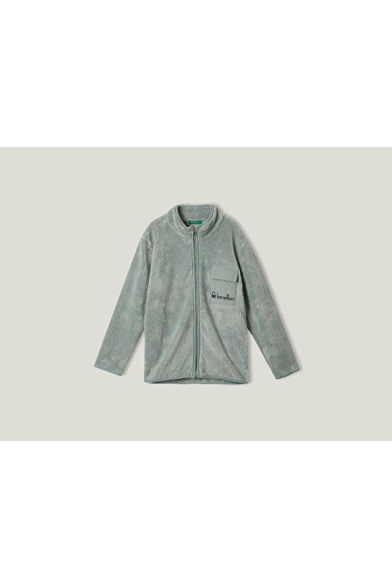 Kız Çocuk Polar Sweatshirt Bnt-g20116 Mınt
