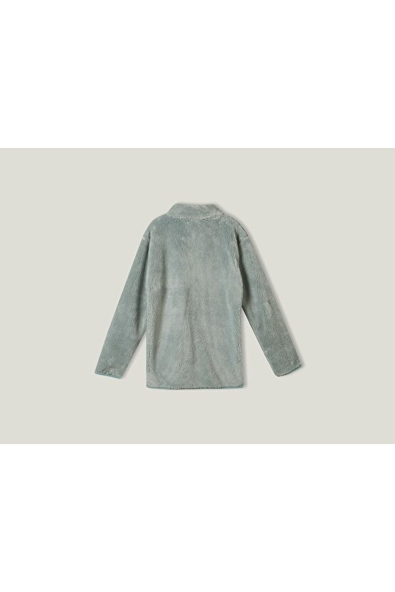Kız Çocuk Polar Sweatshirt Bnt-g20116 Mınt