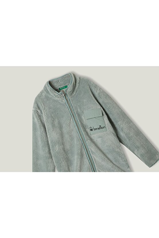 Kız Çocuk Polar Sweatshirt Bnt-g20116 Mınt