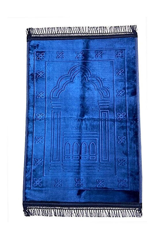 Seccade - Namaz Seccadesi - Peluş Seccade - Kaydırmaz Taban - 2 Adet