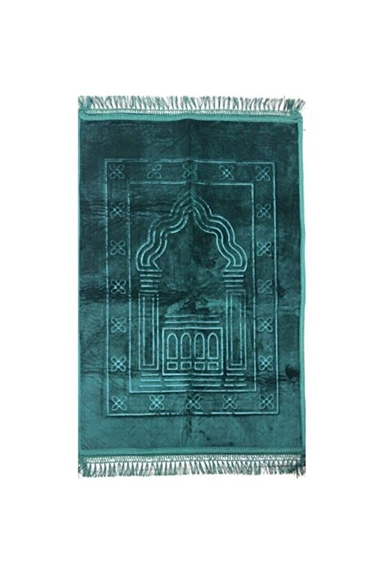 Seccade - Namaz Seccadesi - Peluş Seccade - Kaydırmaz Taban - 2 Adet