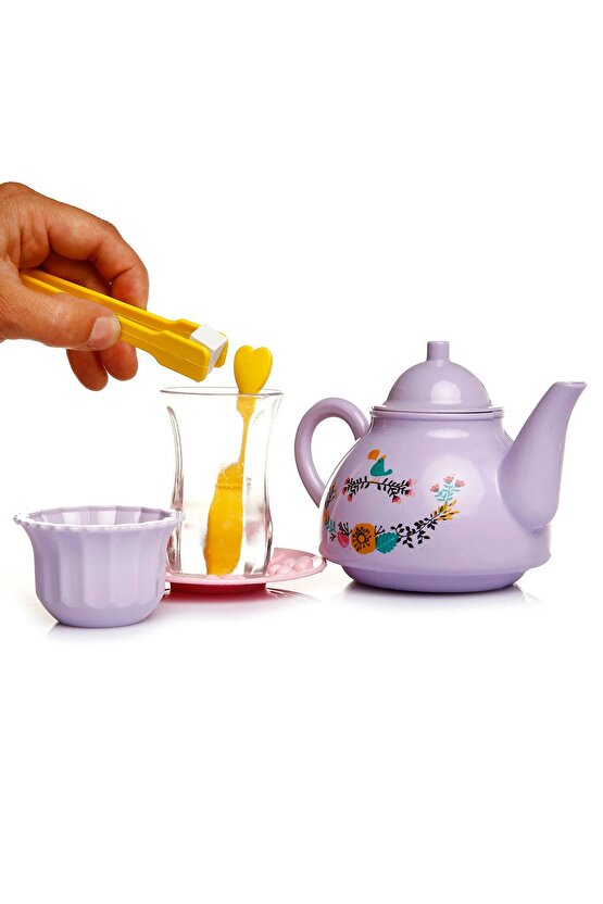 Çay Seti - Çaydanlık Seti - Mutfak Setleri - Çocuklar İçin Çay Bardağı - Oyuncak Çay Setleri - Çay
