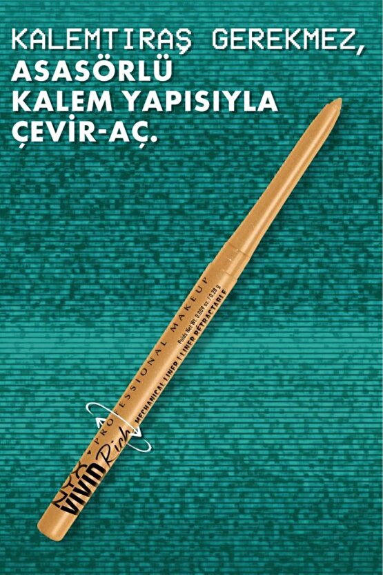 Vivid Rich Asansörlü Göz Kalemi - 14 Sapphire Bling