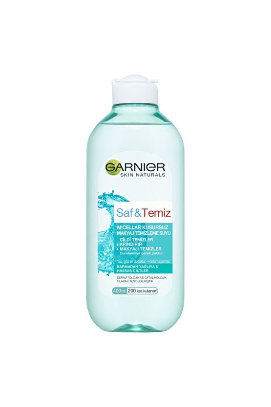 Saf & Temiz Micellar Kusursuz Makyaj Temizleme Suyu 400ml-