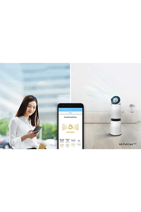 Puricare 360 Air Purifier Double Hava Temizleme Cihazı Wi-fi As10gdwh0