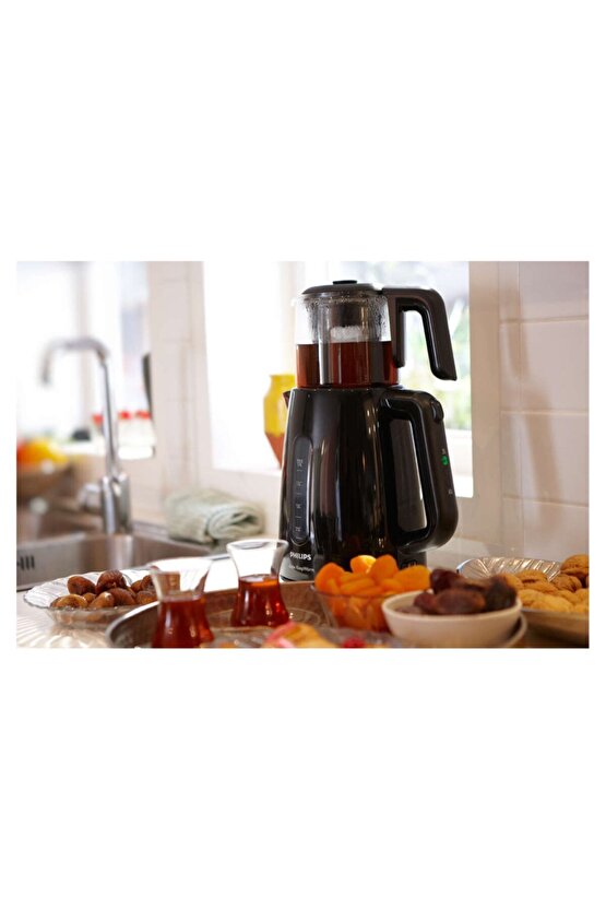 Daily Collection Çay Makinesi, 1700 W, 1,9 Lt Su Isıtıcısı, Otomatik Sıcak Tutma, HD730100