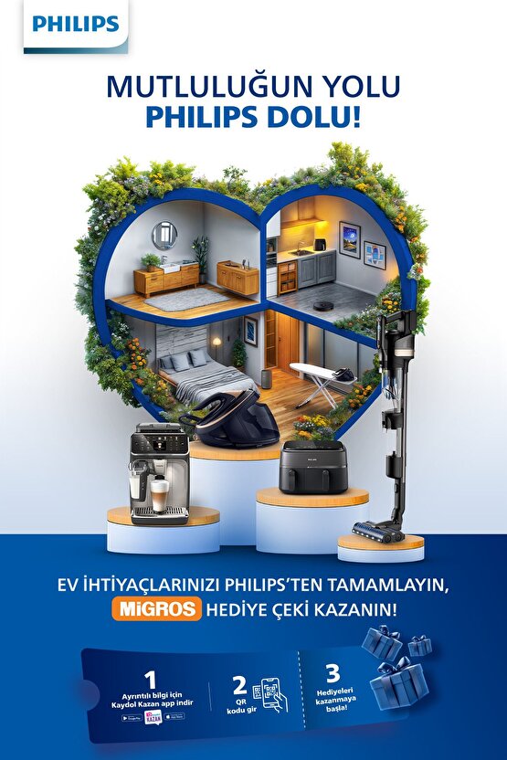 Daily Collection Çay Makinesi, 1700 W, 1,9 Lt Su Isıtıcısı, Otomatik Sıcak Tutma, HD730100