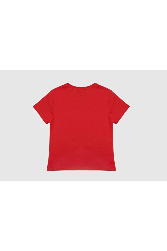 Kız Çocuk Tshirt Bnt-g20505 Kırmızı