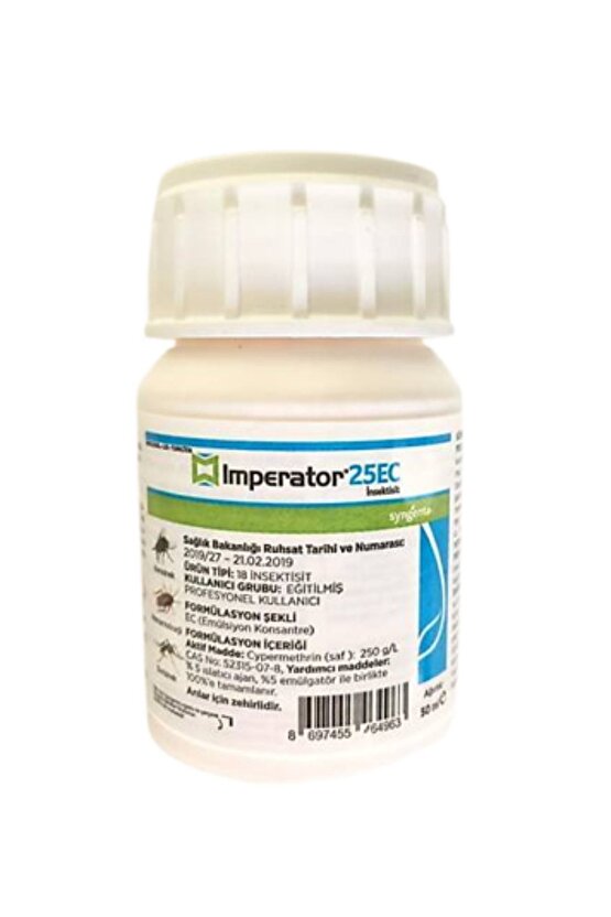 Imperator 25 Ec - Haşere Ilacı - Sivrisinek Karasinek Hamamböceği Etkili - 50 Ml