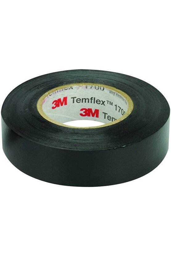 Temflex 1300e Siyah 10lu Paket Pvc Izole Bant 0.13x19x0.1m Izole Elektrik Bandı