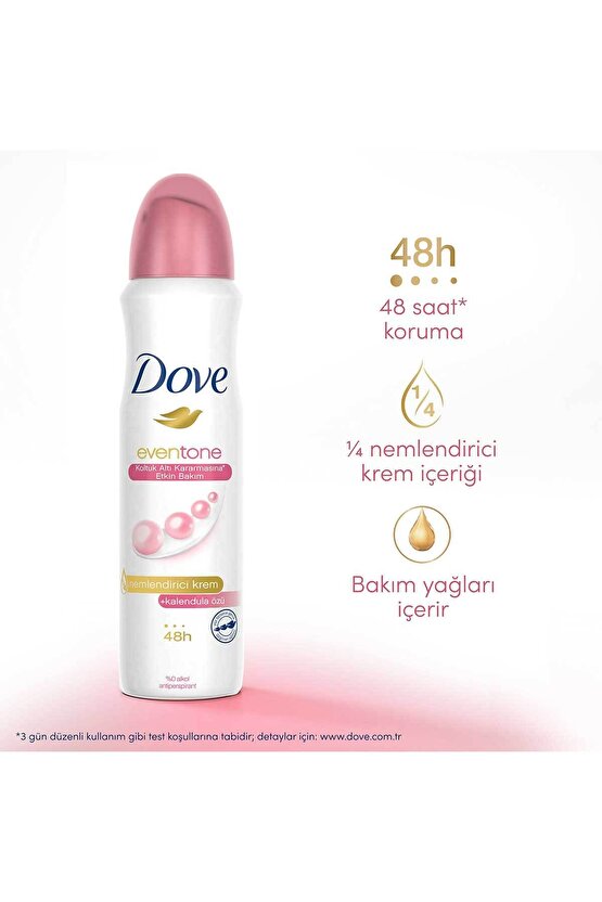 Kadın Sprey Eventone Deodorant 150ml X1 Adet