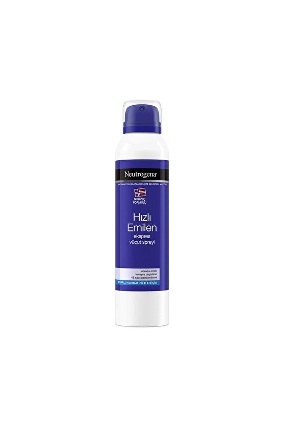 Hızlı Emilen Ekspres Vücut Spreyi 200 Ml-