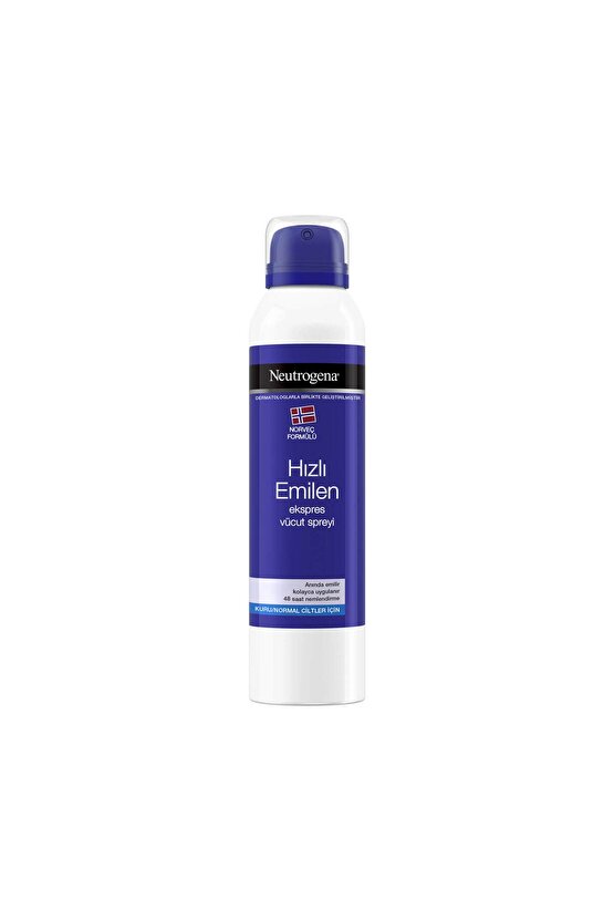 Hızlı Emilen Ekspres Vücut Spreyi 200 Ml-