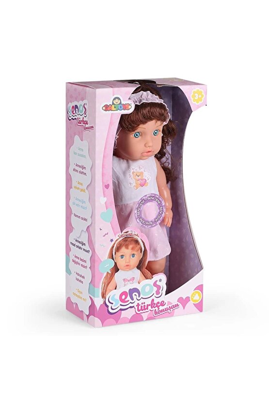 Senoş Saçlı Bebek - Türkçe Konuşan Senoş Et Bebek - Konuşan Bebek - Senoş Bebek - Saçlı Bebek - Ayıc