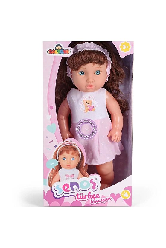 Senoş Saçlı Bebek - Türkçe Konuşan Senoş Et Bebek - Konuşan Bebek - Senoş Bebek - Saçlı Bebek - Ayıc