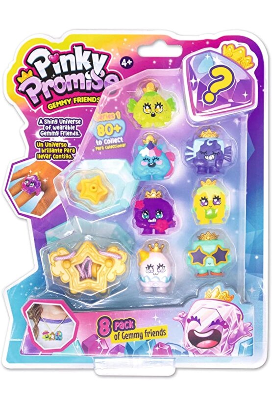 Pinky Promise Blister Paket 8 Figür - Pinky Promise Oyuncak Figür Seti - 8 Figürlü Pinky Promise
