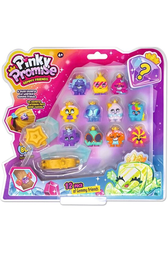 Pinky Promise Blister Paket 12 Figür - Pinky Promise Oyuncak Figür Seti - 12 Figürlü Pinky Promise