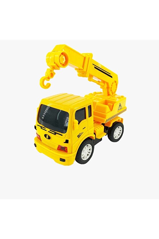 Işıklı Sürtmeli Vinç - İş Makineleri - Sürtmeli Araçlar - İnşaat Oyuncakları - Araçlar - Makineler