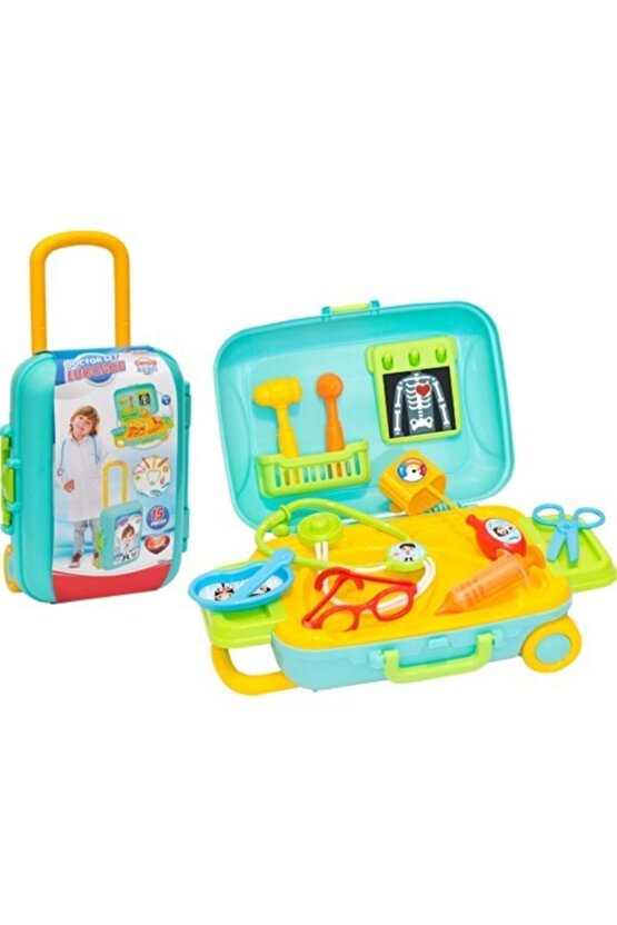 Çantalı Doktor Set Bavulum Candy & Ken 9 Parça
