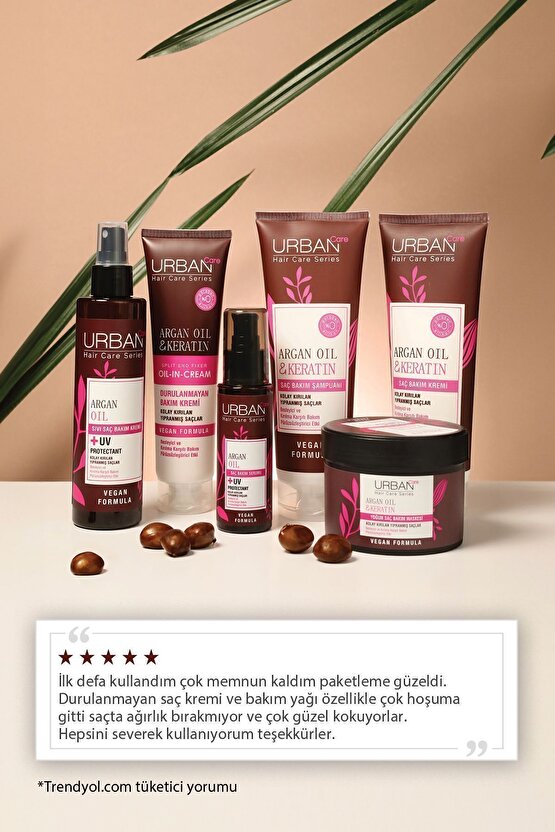 Argan Oil & Keratin Kolay Kırılan Yıpranmış Saçlara Özel Saç Bakım Şampuanı -vegan-450ml