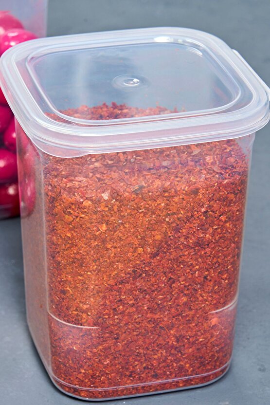 9 Adet 18 Parça Etiketli Kendinden Kapaklı Erzak Dondurucu Baharat Saklama Kabı Seti 1,15 Litre