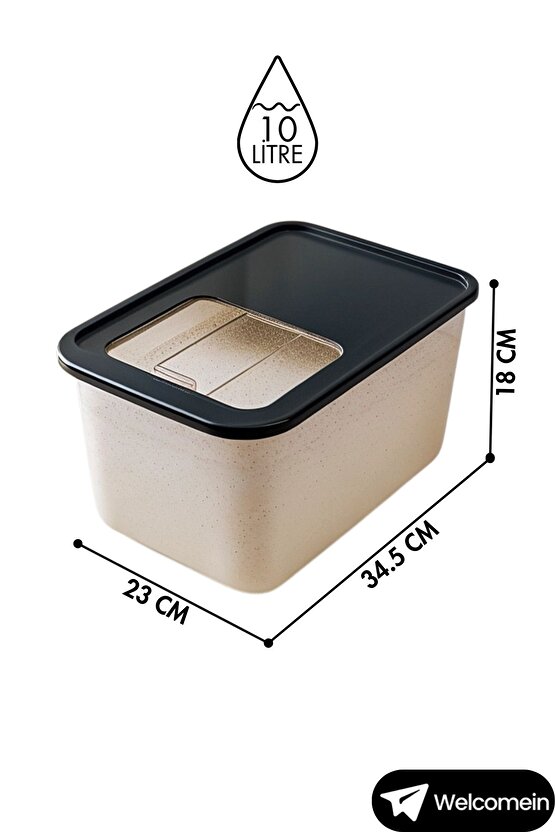 Sürgülü Kayar Kapak 10 Litre Deterjan ve Bulaşık tableti Saklama Kabı Banyo Düzenleyici