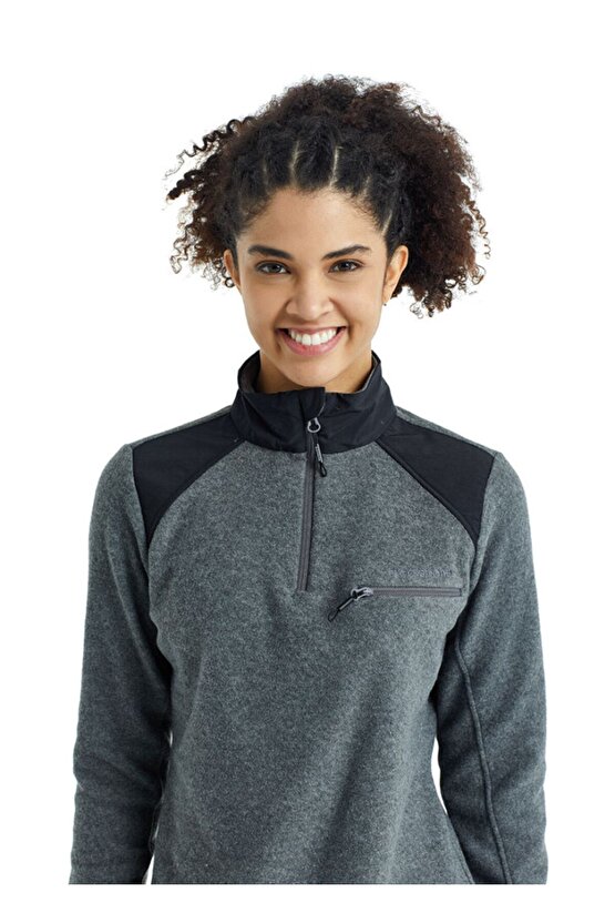 Kadın Polar Sweatshirt 50944 - Antrasit