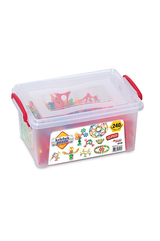 Kelebek Puzzle Küçük (240 Parça) - Lego Oyuncaklar - Yapı Oyuncakları - Kelebek Lego - 3d Puzzle
