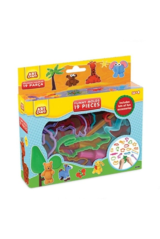 Art Craft Eğlenceli Kalıplar 19 Parça