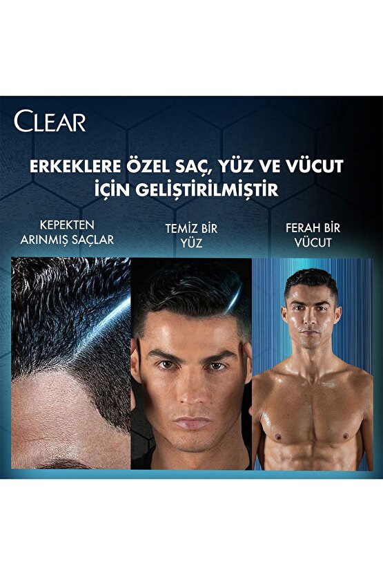 350 ml Men Şampuan 3in1 Mentol